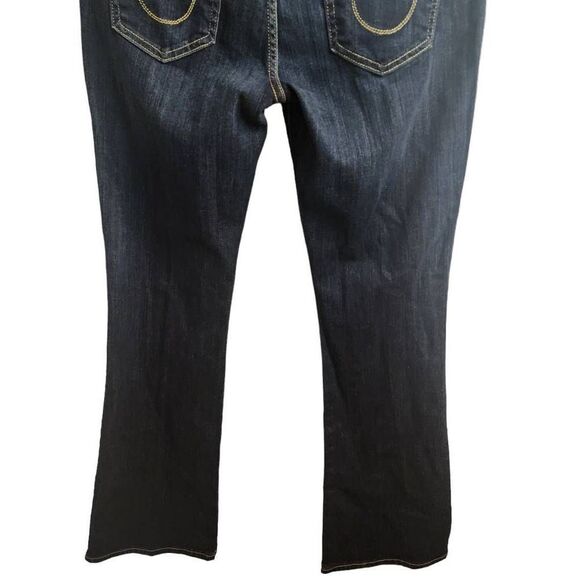 True Religion NWOT Becca Mid Rise Bootcut Flap Pockets Size 29/8 Jeans - Picture 11 of 12